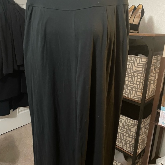 J. Jill Wearever pleated crop wide leg pants. Soft Rayon. Pockets - Picture 6 of 12